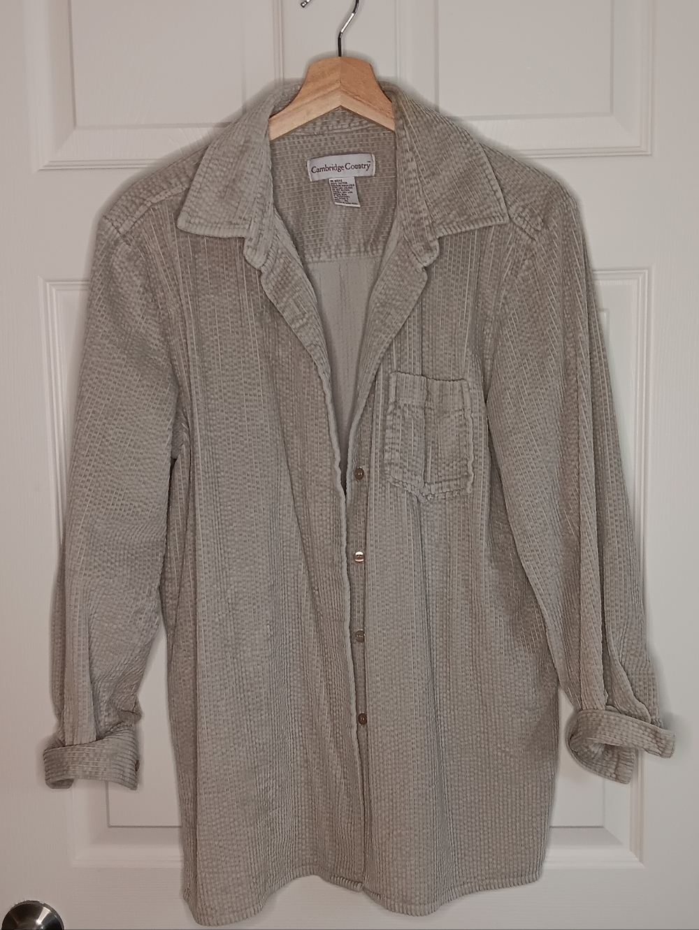 Vintage Cambridge Country Corduroy Buttoned Shirt